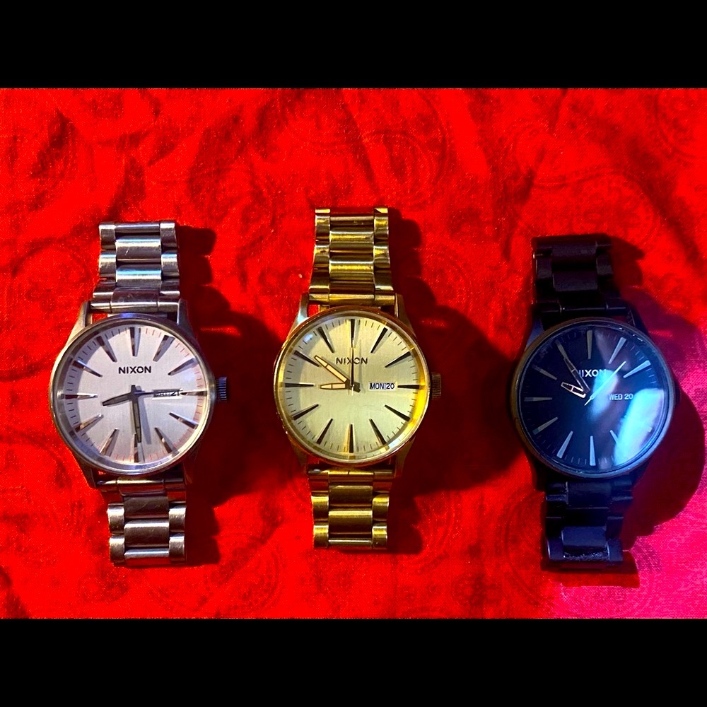 Silver Nixon Sentry SS Watch
